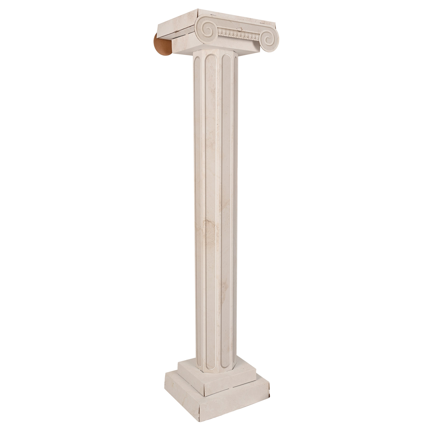 3-D Tall Column Prop (Pack of 4) 3D tall column prop, event column decorations, prom décor props, printed cardboard column, tall stand-up prop, party column decorations, stage column props, Party Express event décor