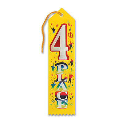 4.place Ribbon 4th Place Award Ribbon