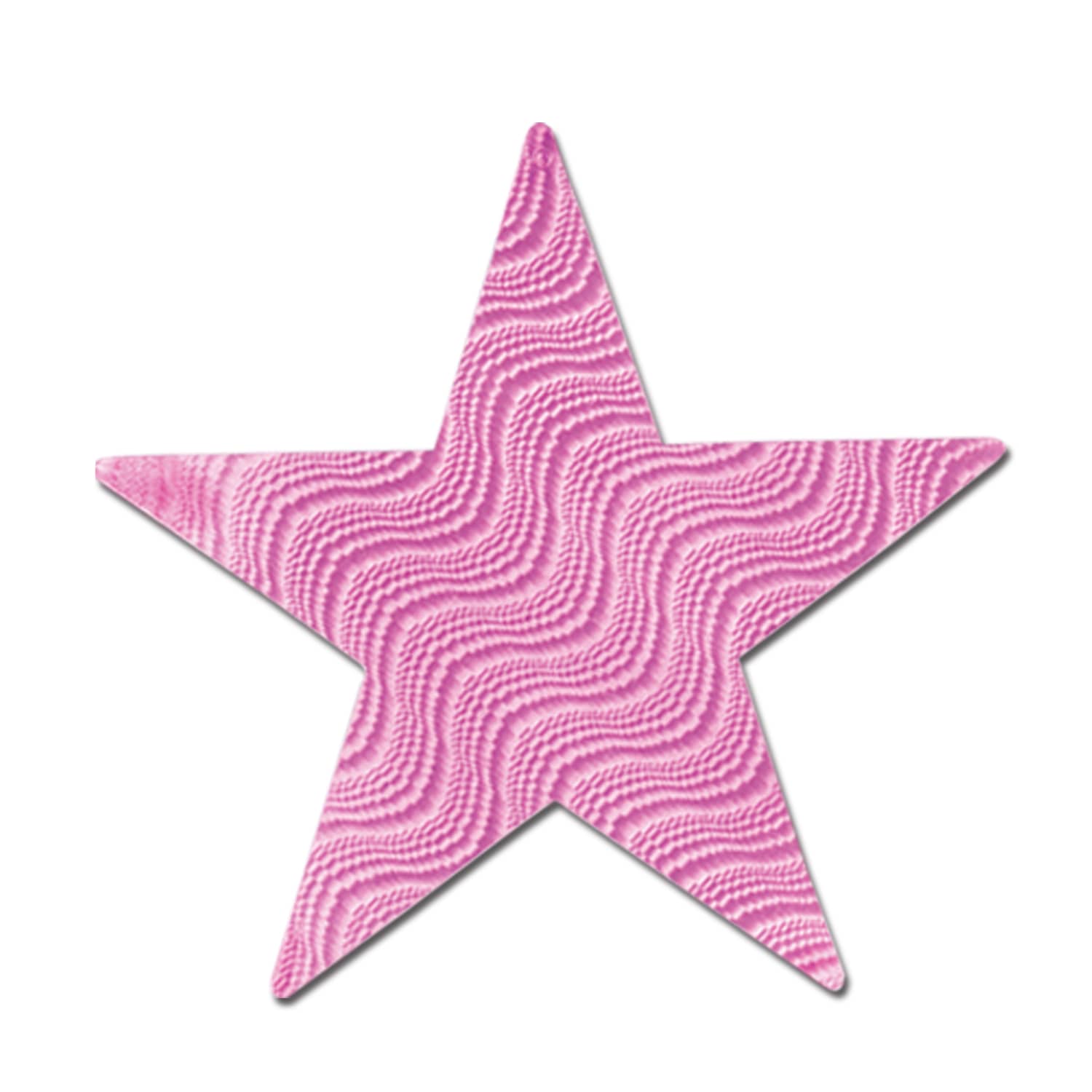 Embossed Foil Star Cutout