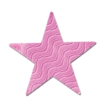 Embossed Foil Star Cutout