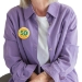 50 & Fabulous Satin Button (Pack of 6) - BN050