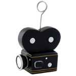 Black 6oz Movie Camera Photo/balloon Holder 