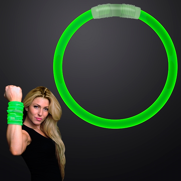 8 Inch Green Glow Bracelet