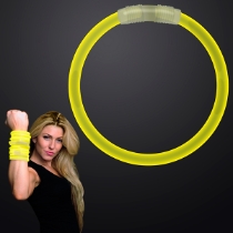 8 Inch Yellow Glow Bracelet