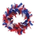 8" Red, White & Blue Feather Wreath