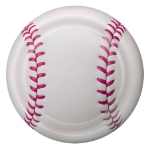 9" Baseball Plates (Pack of 96) baseball plates, 9 inch baseball plates, sturdy paper sports plates, graduation baseball plates, baseball party supplies, sports banquet tableware, disposable baseball plates, Party Express baseball plates, bulk baseball plates