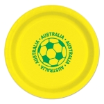 9" Soccer Paper Plates - Australia (Pack of 96) soccer paper plates, Australia soccer plates, 9 inch soccer plates, sports party supplies, soccer party decorations, bulk paper plates, Party Express plates, soccer birthday party, team celebration supplies