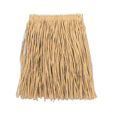 Natural/Tan Adult Mini Hula Skirt