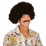 large black afro wig