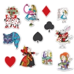 Alice In Wonderland Cutouts wall decorations