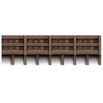 Balcony Border printed on thin plastic material.