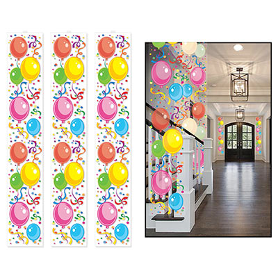 Colorful Balloon Party Panels 