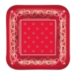 Red Bandana Plates 