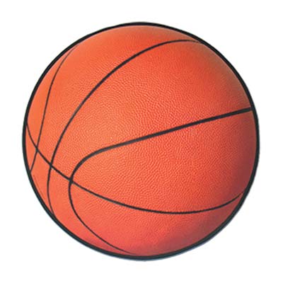 Basketball Cutout wall decoration for a sports party