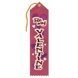 Be My Valentine Award Ribbon