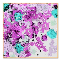 Birthday Girl Metallic Confetti