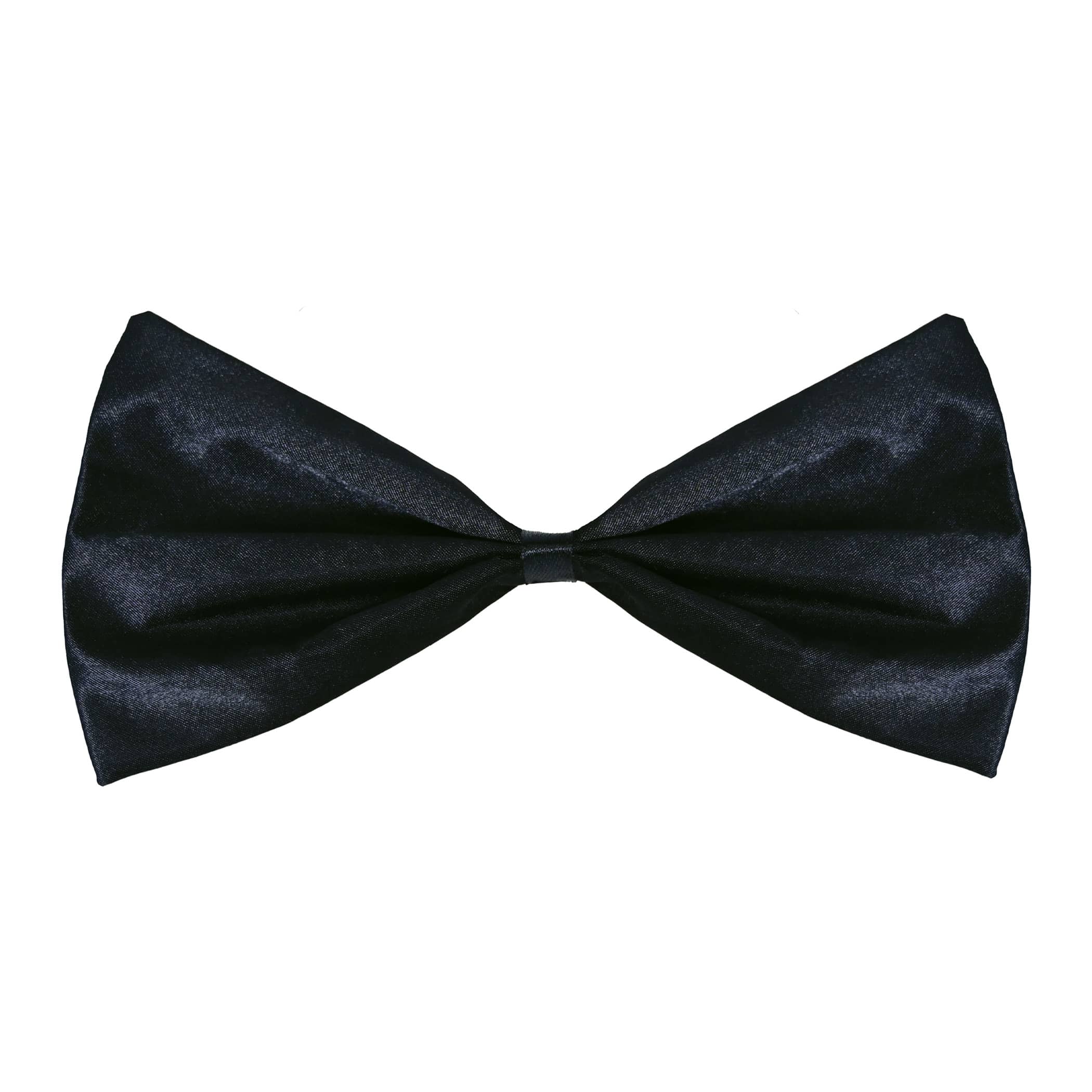 Black Bow Tie (Pack of 12) black bow tie, silk bow tie, elastic bow tie, one size fits most bow tie, costume accessories, party bow ties, black party accessories, Party Express bow ties, pack of 12 bow ties