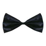 Black Bow Tie (Pack of 12) black bow tie, silk bow tie, elastic bow tie, one size fits most bow tie, costume accessories, party bow ties, black party accessories, Party Express bow ties, pack of 12 bow ties