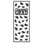 Black Congrats Grad Door Cover