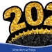 Black & Gold 2027 Tiara (Pack of 50) - 88522BKG50