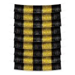 Black & Gold Metallic Fringe Garland Backdrop