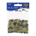 Black, Gold & Silver Happy Birthday Fanci-Fetti (12 packages per pack)  - 50644BKGDS