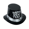 Black and silver happy new year hat