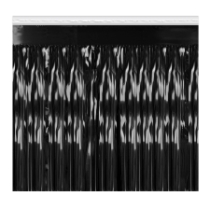 Metallic Fringe Drapes