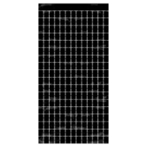 Black Metallic Square Curtain