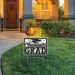 Black Plastic Congrats Grad Yard Sign (Pack of 6)    - 53921-BK