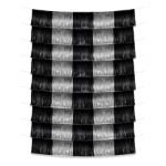 Black & Silver Metallic Fringe Garland Backdrop