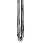 Black and Silver Small Round Beads