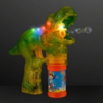 Blinky Lights Dinosaur Bubble Gun (Pack of 12) dinosaur bubble gun, LED bubble gun, light up bubble blaster, kids bubble toy, no sound bubble gun, party bubble toys, glowing bubble gun, Party Express bubble gun