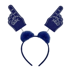 Blue #1 Hand Boppers w/Marabou 