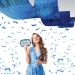 Blue 1-Ply Metallic Fringe Ceiling Curtain (Pack of 12) - 56177-B