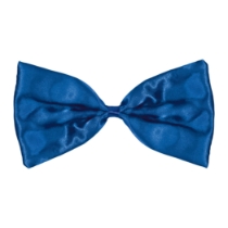 Blue Bow Tie (Pack of 12) blue bow tie, silk bow tie, elastic bow tie, one size fits most bow tie, costume accessories, party bow ties, blue party accessories, Party Express bow ties, pack of 12 bow ties