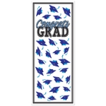 Blue Congrats Grad Door Cover