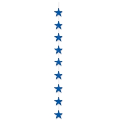 Blue Metallic Star Stringers