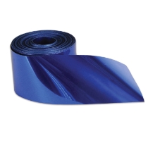 Blue Metallic Streamer (Pack of 12) blue metallic streamer, 2 x 200 streamer, shiny blue party décor, metallic event streamers, blue reflective streamer, parade decorations blue, Party Express metallic streamers
