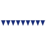Blue Pennant Banner (Pack of 12) blue pennant banner, all-weather pennant banner, blue party decorations, outdoor event banners, sports team pennants, blue flag banner, Party Express pennant banner, festival decorations, school event décor, blue hanging banner
