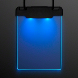 Space Glow Badge Necklace