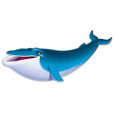 Blue Whale Cutout for a Themed Party