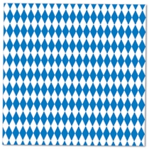 Blue & White Luncheon Napkins for Oktoberfest