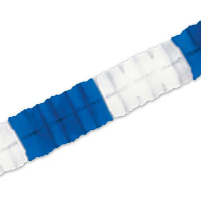 Blue and White Leaf Garland Hanging decoration