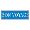Bon Voyage Sign Banner (Pack of 12) Nautical, luau, beach, ocean, seas, sailing, ships, bon voyage, sign, banner 
