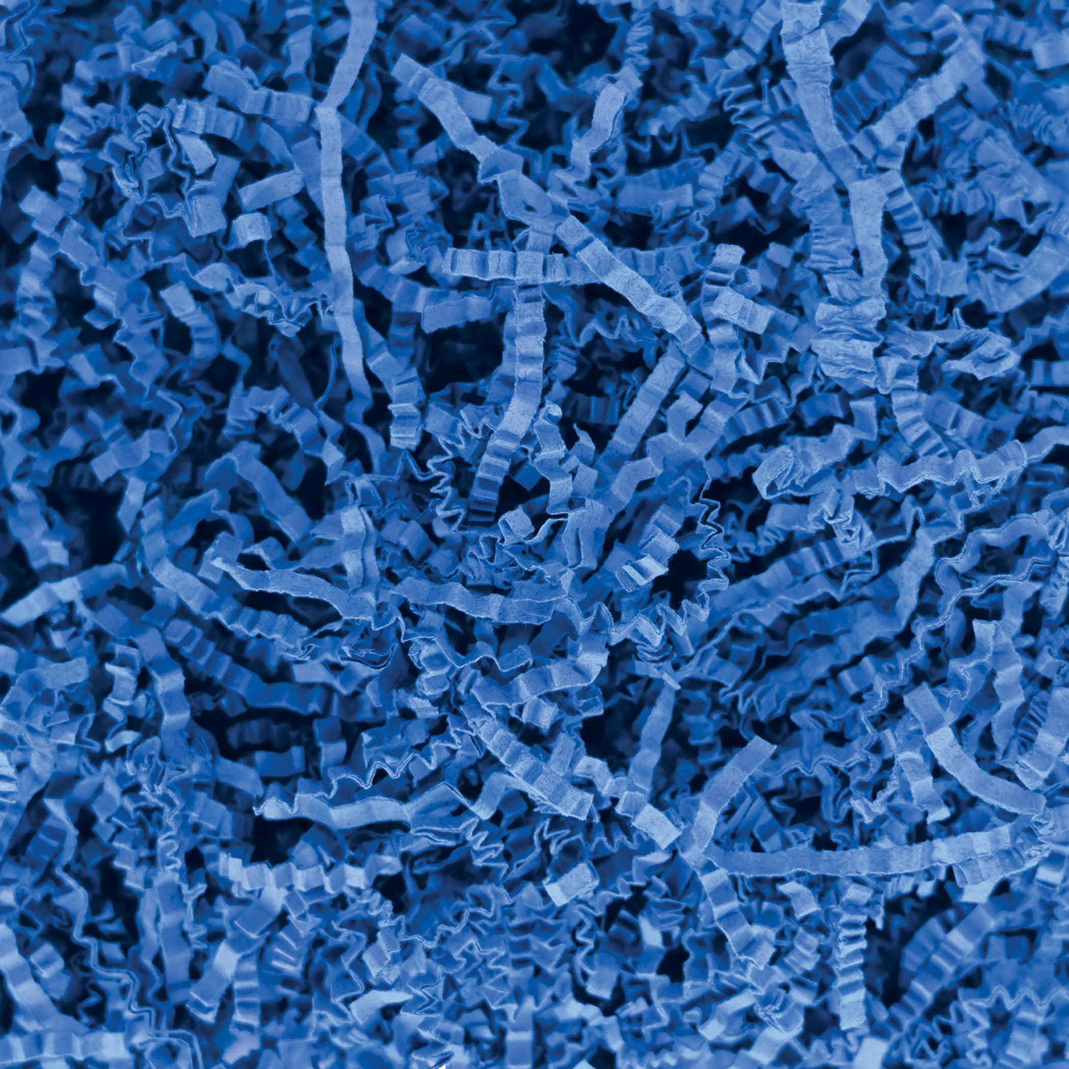 Bright Blue Paper Shreds