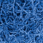 Bright Blue Paper Shreds