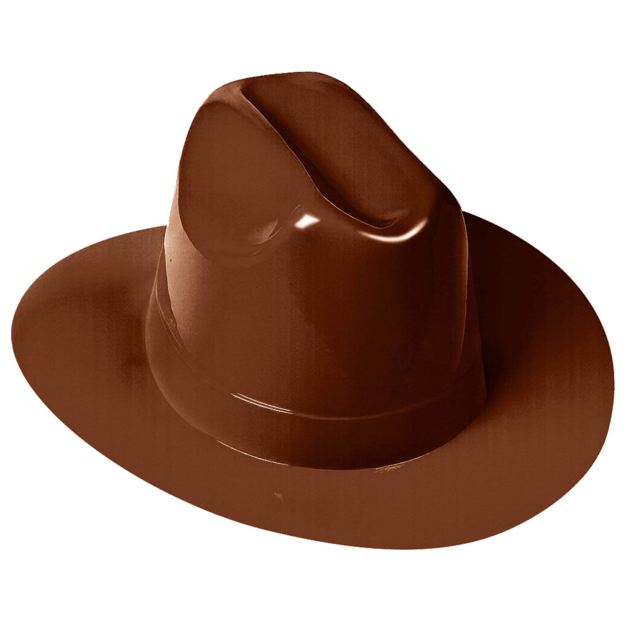 Brown Plastic Cowboy Hat (Pack of 25) brown plastic cowboy hats, bulk cowboy hats, cowboy hats pack of 25, western party hats, brown cowboy hats wholesale, western costume accessories, party hats bulk, western theme party supplies