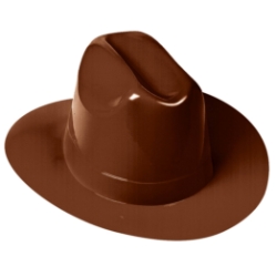 Brown Plastic Cowboy Hat (Pack of 25) brown plastic cowboy hats, bulk cowboy hats, cowboy hats pack of 25, western party hats, brown cowboy hats wholesale, western costume accessories, party hats bulk, western theme party supplies