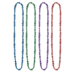 Blue, green, purple and red expression beads of "Happy New Year".